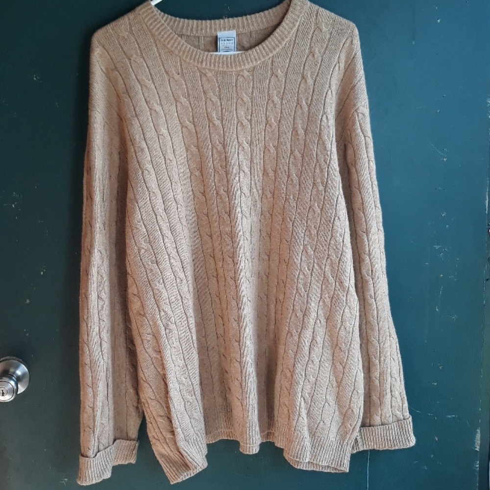 Old Navy Ribbed Tan Sweater